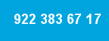 922 383 67 17